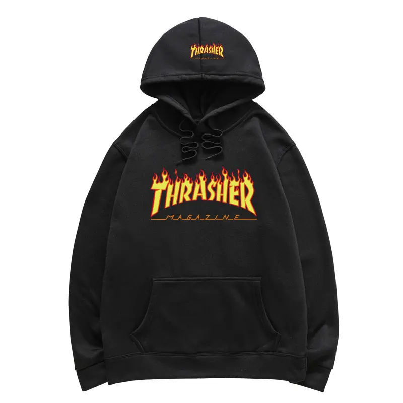 

2020Autumn And Winter Hoodie Europe And America Flame Men Women Jogging Ropa Hombre Hoodies Couple Jogging Sweatshirts One Piece
