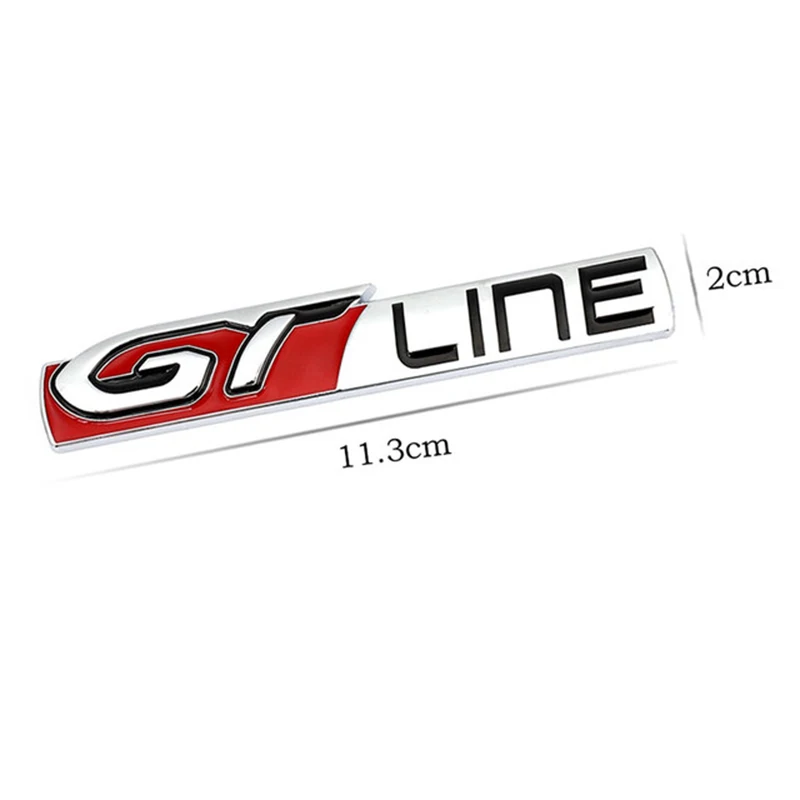 Металлическая Эмблема GT эмблема GTLine наклейки Line для Renault Bmw Mustang Peugeot FIAT Kia Jeep
