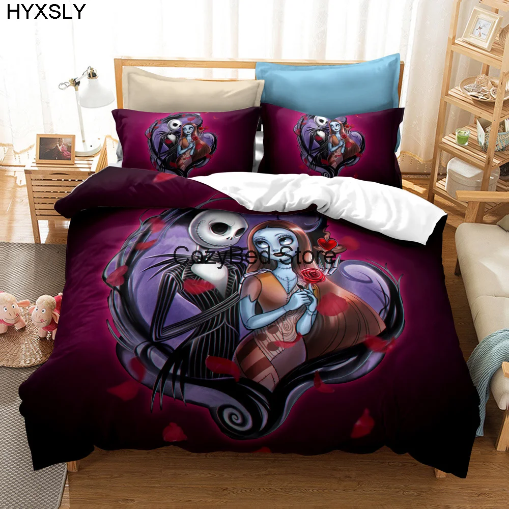 Комплект постельного белья Кошмар перед Рождеством для спальни мягкие покрывала