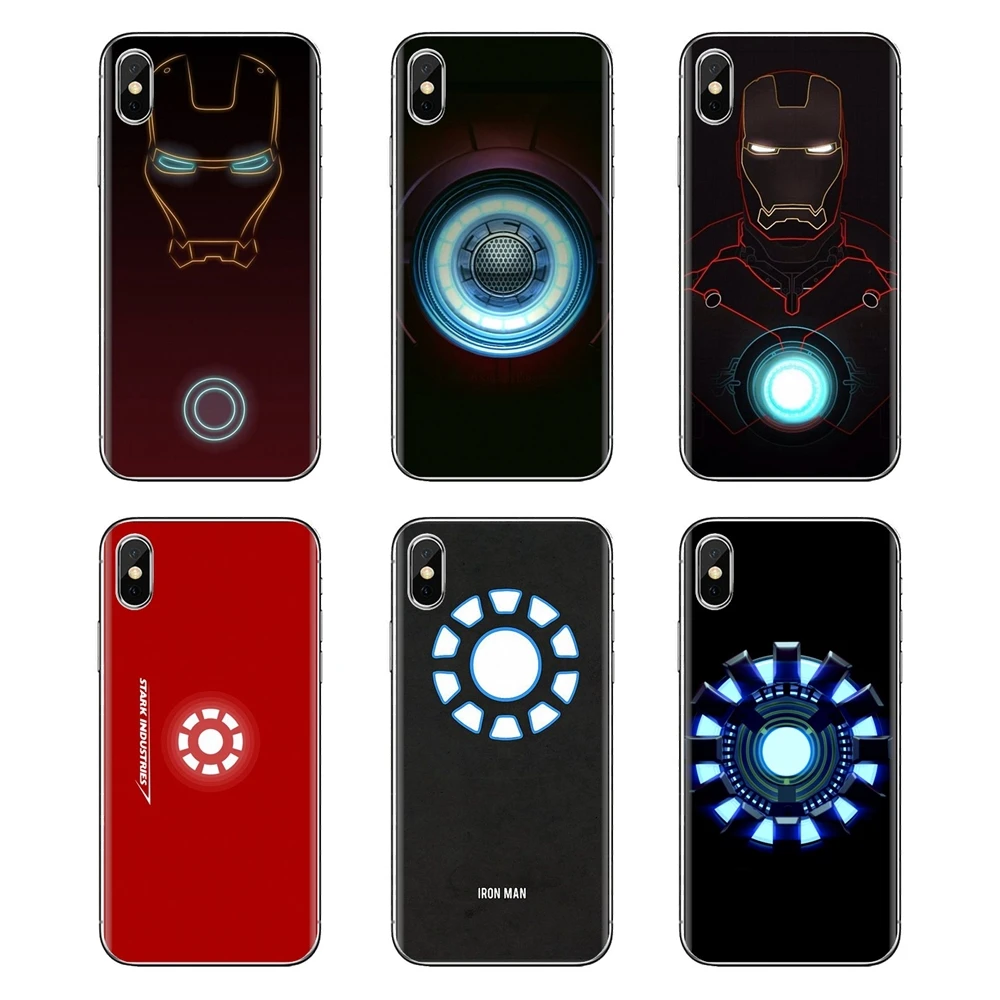 Мягкий корпус Чехол Мстители Железный человек дуговой реактор для Xiaomi Mi3 samsung A10 A30