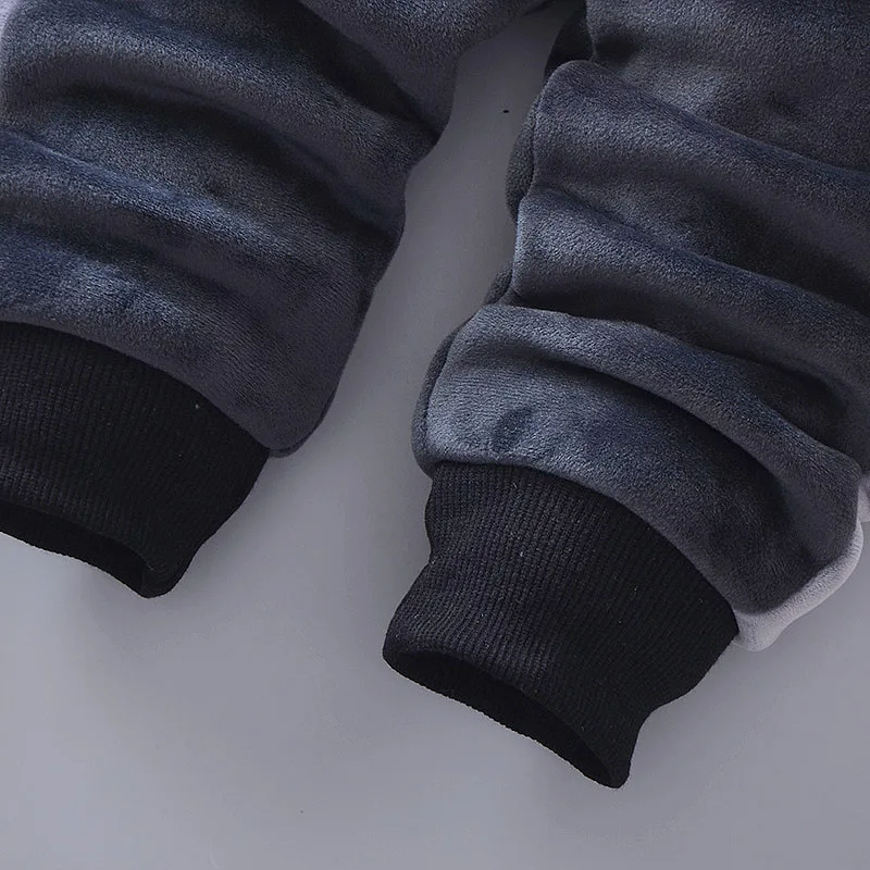 Casual Baby Girl Boy Warm Clothing Set For Kids Suit Letter Hooded Velvet Autumn Spring Children Outfit forToddler 1 2 3 Years | Детская