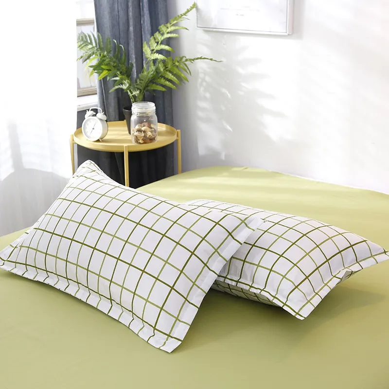 

Hot Sale Emerald Bedding Cotton Four-Piece Set Printed Pillowcase Quilt Cover Bed Sheet Queen Size Bed King Size Bed