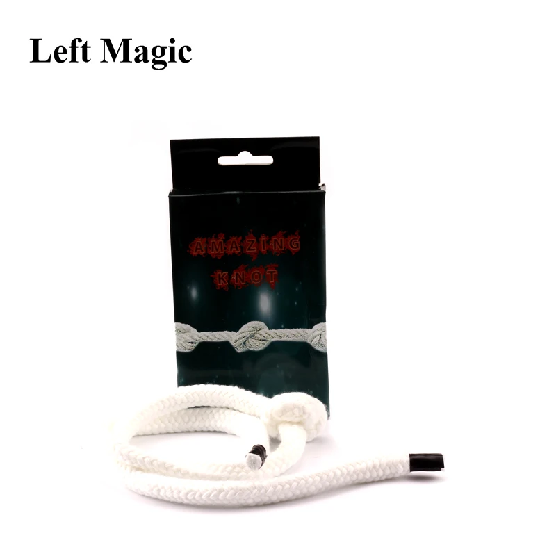 Удивительный узел волшебные трюки перепрыгивающийся веревка крупный план