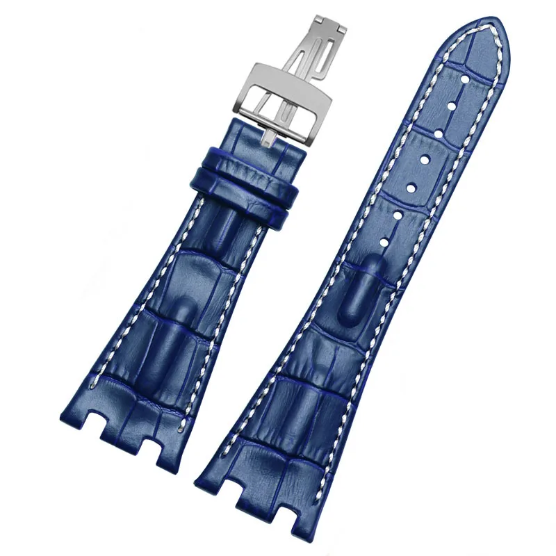 Watch accessories 18mm butterfly buckle for AP Royal Oak series leather strap stainless steel folding buckle