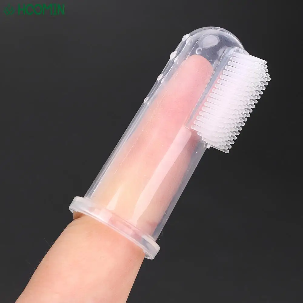 

Dog Cat Bad Breath Tartar Teeth Care Pet Puppy Cleaning Supplies Super Soft Teddy Dog Brush Silicone Pet Finger Toothbrush