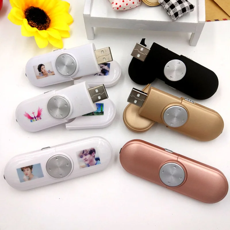 MP3 USB 2 в 1 плеер мини портативный Студенческая версия MP4 музыкальный симпатичный