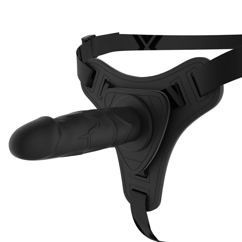 Женские реалистичные трусики ремешок для пениса на большой женской анальной