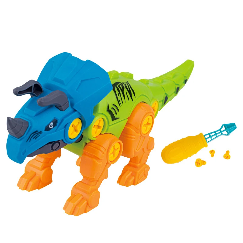 Juguetes de dinosaurios para ni&ntilde;os y ni&ntilde;as, conjunto de ingenier&iacute;a de construcci&oacute;n artesanal, juguetes de aprendizaje, regalo de Pascua para ni&ntilde;os de 3 a 10 a&ntilde;os-4