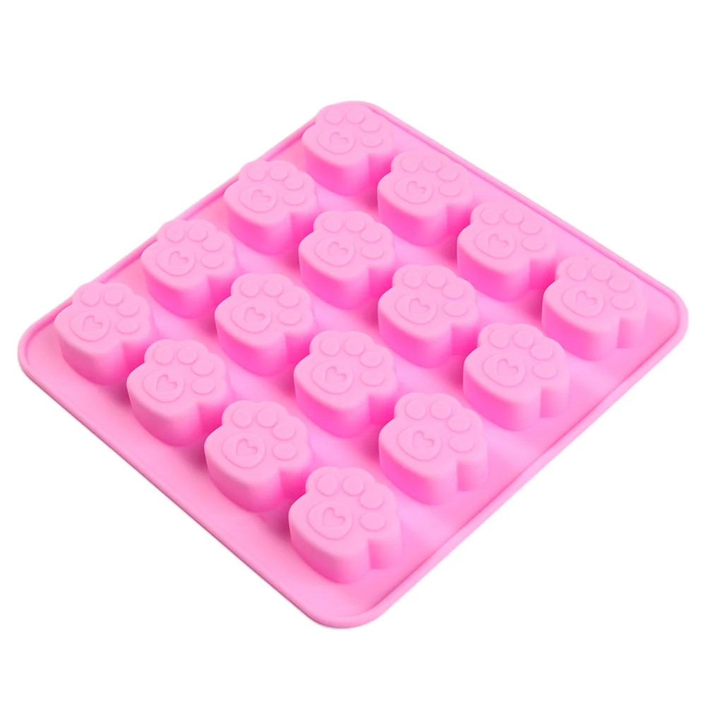 Питомцы кошка собака лапа печенье силиконовая форма для торта конфет шоколада