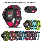 Ремешок силиконовый для смарт-часов, браслет для Garmin Forerunner 235220230620630735XT, быстросъемные аксессуары, спортивный браслет