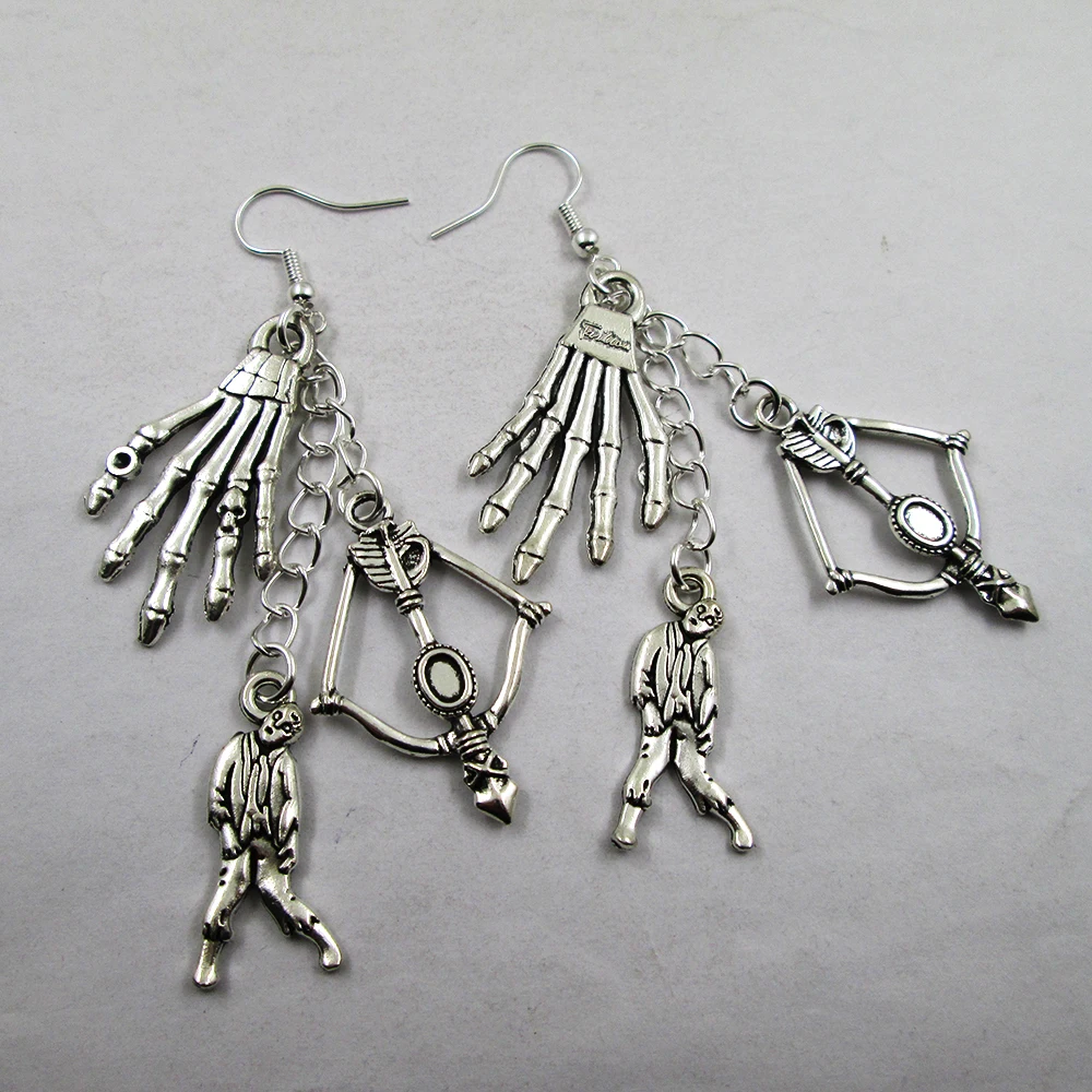Женские серьги с подвесками Kill The Zombines, модные серьги с подвесками