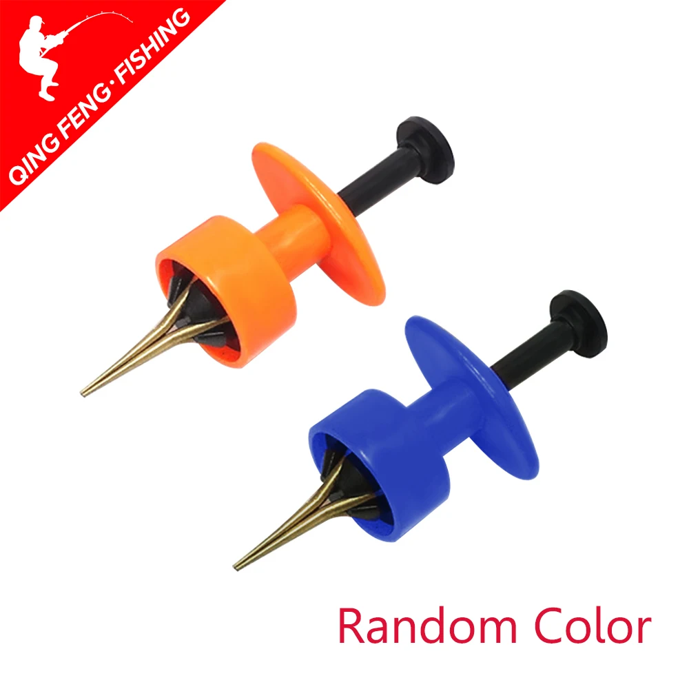 1PCS Portable Fishing Baits Lightweight Clip Fishing Lures Professional Earthworm Bloodworm Clip Fishing Tackle Accessory