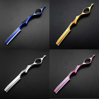 hair shaper thinning layer hairdressing hair cutting razor steel comb thinning layer