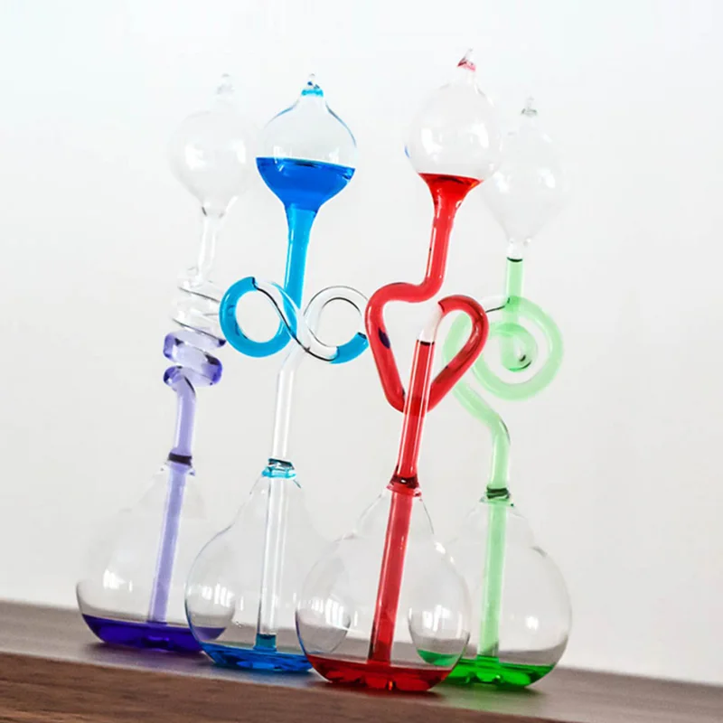 

Kids Children Educational Toys Science Energy Museum Toy Love Meter Hand Boiler Thermometer Spiral Glass