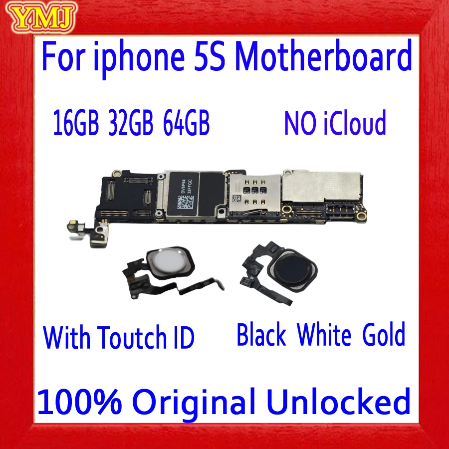 Материнская плата для iphone 100% оригинал разблокированная с Touch ID/без ID логические