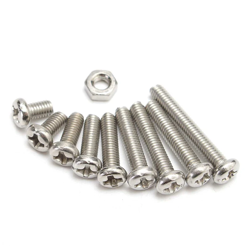 Набор крестовых болтов M3 M2 M2.5 340 из нержавеющей стали комплект ремонтных