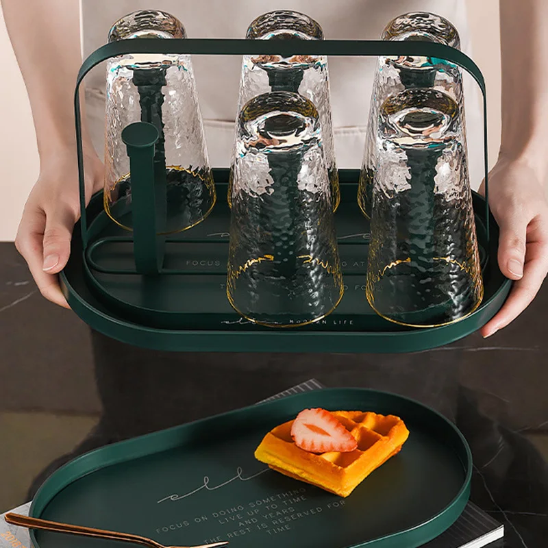 

New Cup Drying Rack Kitchen Supplies Multi Purpose Glass Drying Holder Organizer Stand For 6 Cups Drop Shipping