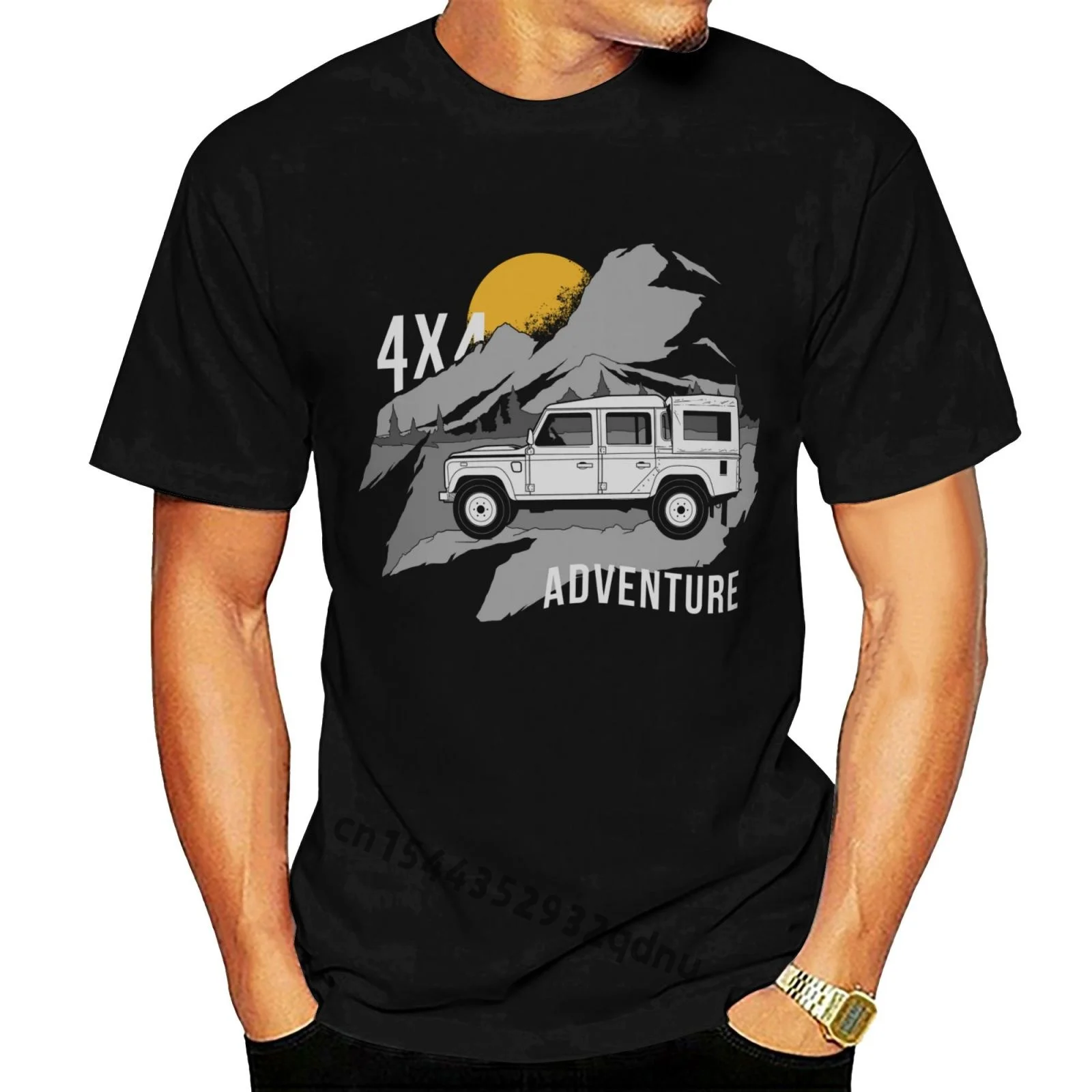 

jersey 4x4 Off Road Adventure Mens Graphic Tee Shirt Casual T Shirt Summer Fashion Short Sleeve Tops