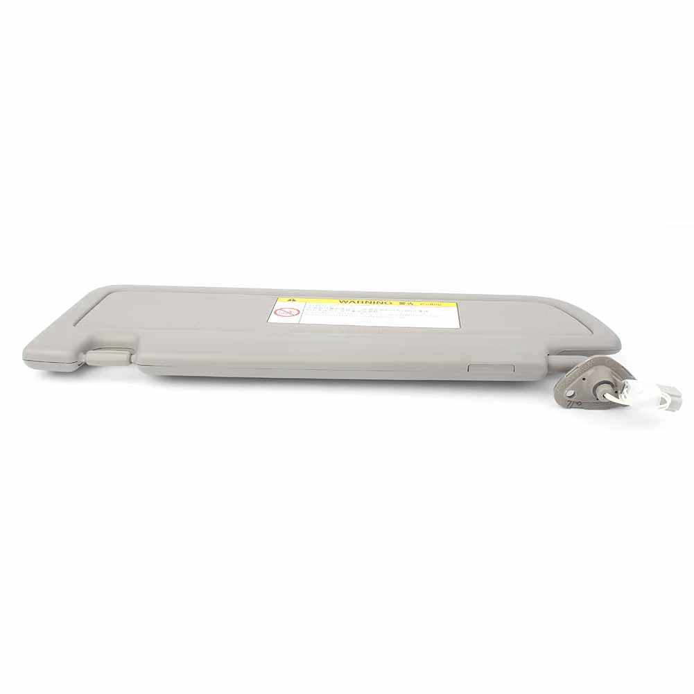 OEM Dark Grey Car Sun Visor Shade w/ Light &amp Mirror For Honda Civic 2006 2007 2008 2009 2010 2011 Right Side |