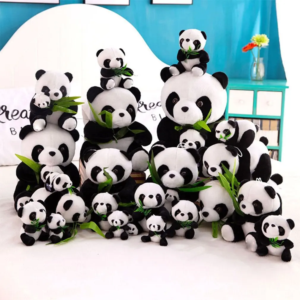 Кукла-панда плюшевая с присоской обнимающая бамбуковая кукла-панда подарок на