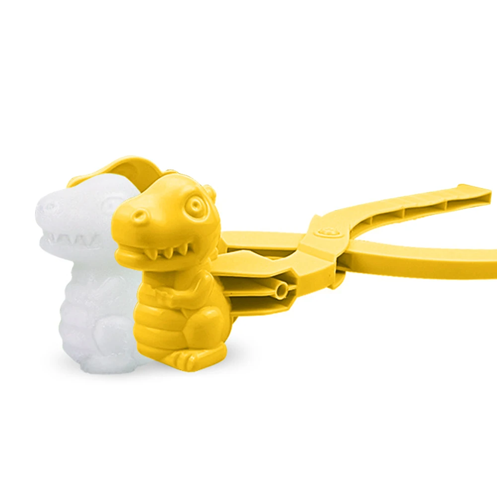 

Клипса для изготовления снежинок динозавров, креативная уличная Интерактивная детская форма для зимнего песка, инструмент для игры в снег