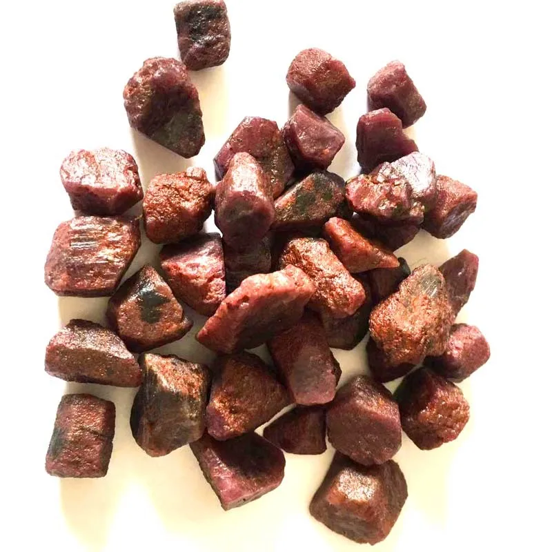 50 г натуральный корунд красный рубин необработанные камни образцы минеральных