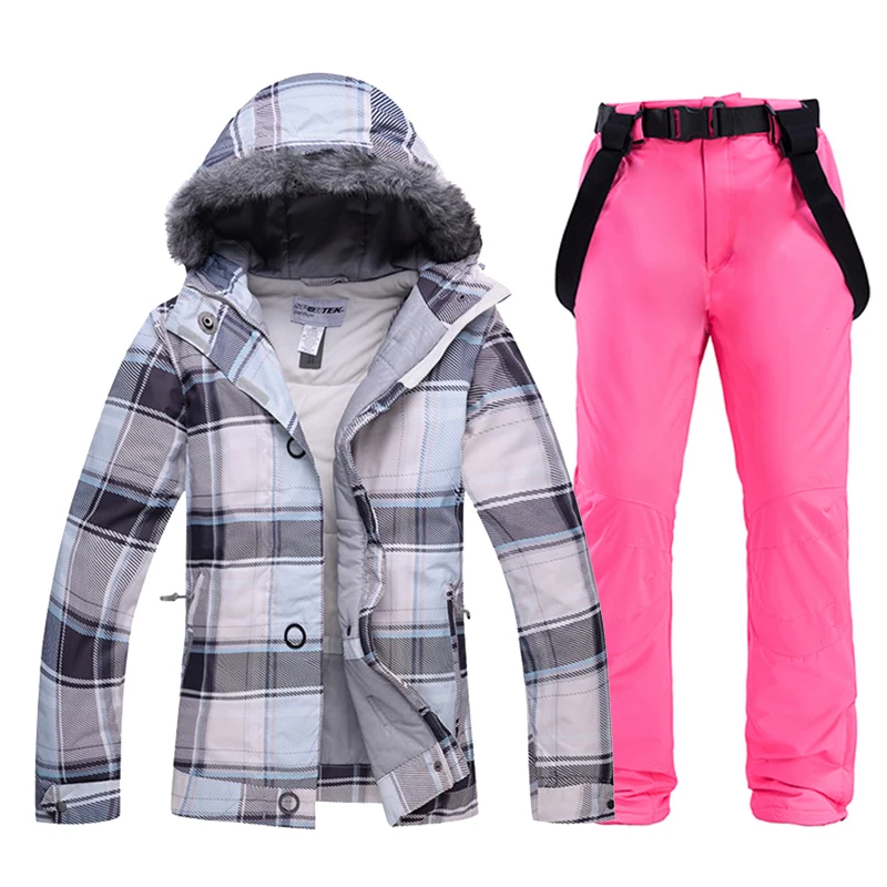 Недорогая одежда для девочек зимний костюм комплекты одежды сноуборда 10k