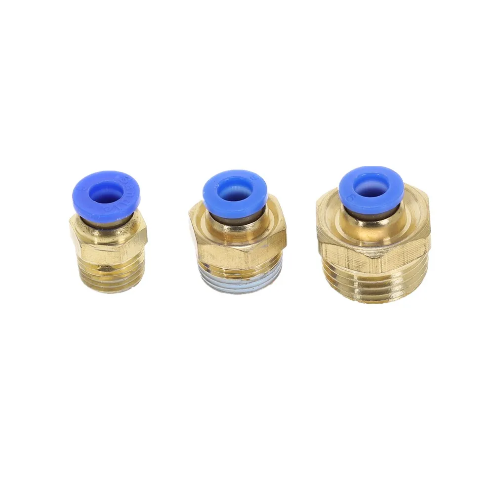 5 шт./лот пневматическая БЫСТРОРАЗЪЕМНАЯ труба быстрая резьба прямой PC4PC6PC8PC10PC12 M5