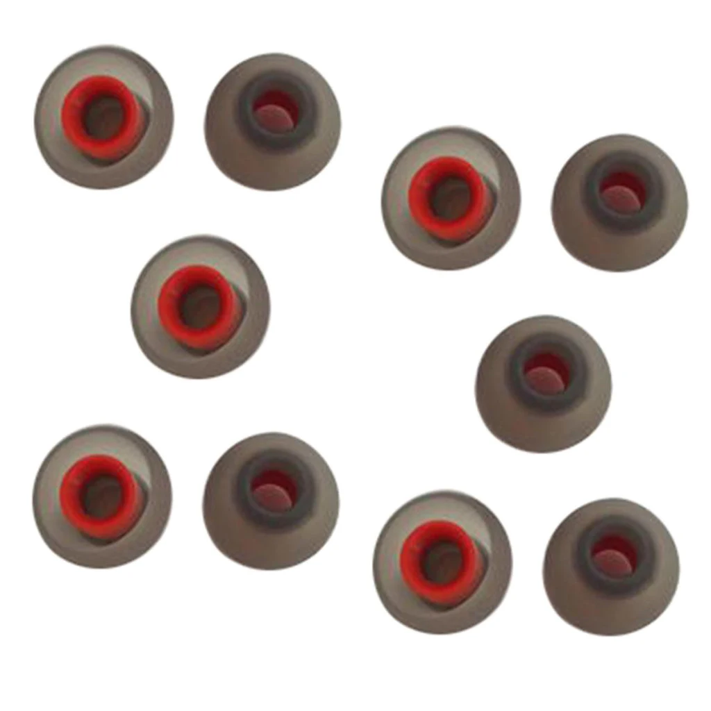 10 шт./упаковка сменные амбушюры для наушников 4 5 мм противоскользящие маленькие