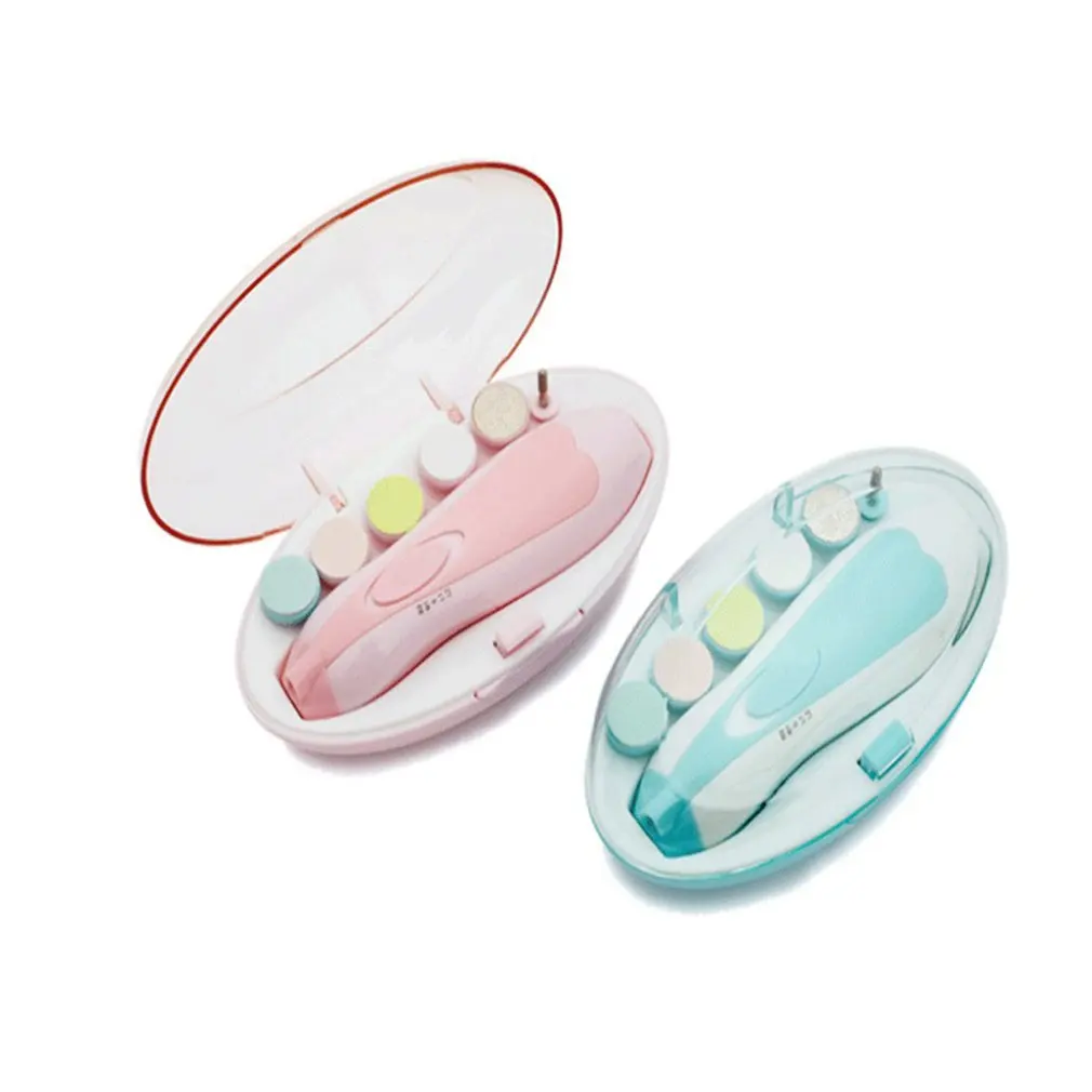 

6 In 1 Ergonomic Design Electric Nail Clipper Manicure And Pedicure Nail Clippers Grooming Set With LED Light