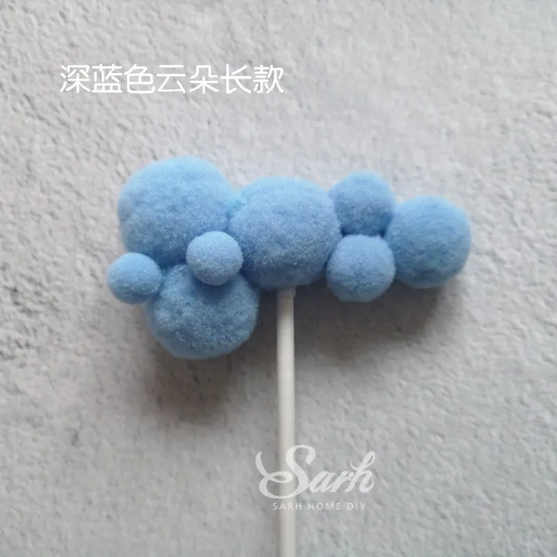 3pc blue C Слон, белка, синий большой шар, топпер для торта, украшение на день рождения, свадебные принадлежности, детский душ, выпечка, десерт, подарок для детей, любовь - Цвет: 3pc blue C