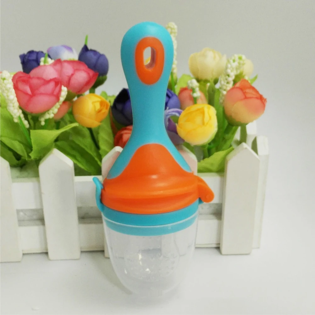 Vegetables Silicone Daily Balanced Diet Bright Color Assisted Food Portable Nipple Nonslip Ergonomic Fruit Pacifier Baby Feeding