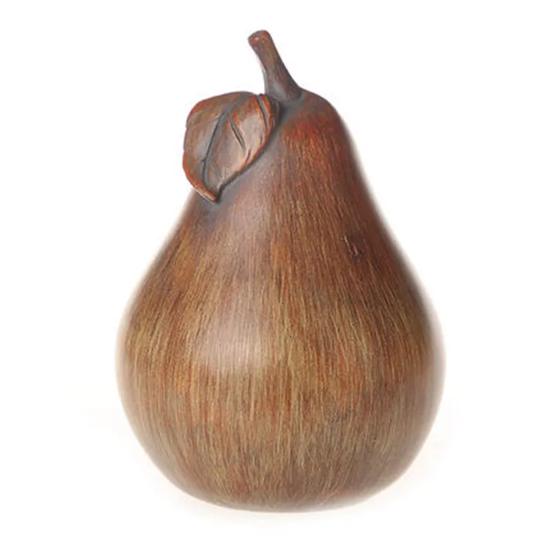 

Simulation Fruit Pear Resin Art&Craft Statue Creative Home Living Room Coffee Table Desktop Decoration X3589