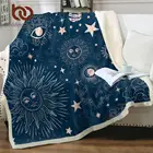 BeddingOutlet-небесные Sun Moon мягкий плюш пледы Одеяло покрывало в стиле хиппи тонкой покрывало