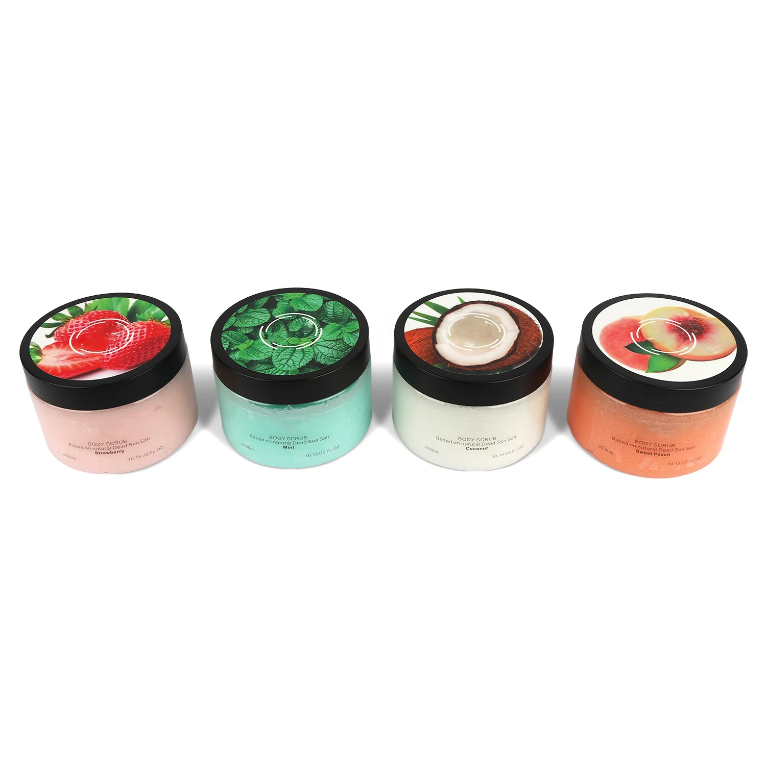 

OEM For Your Private Logo Fruit Body Scrub Not Sells By One PC Kiwi Scrub Grape Scrub Strawberry Scrub Shea Butter Scrub