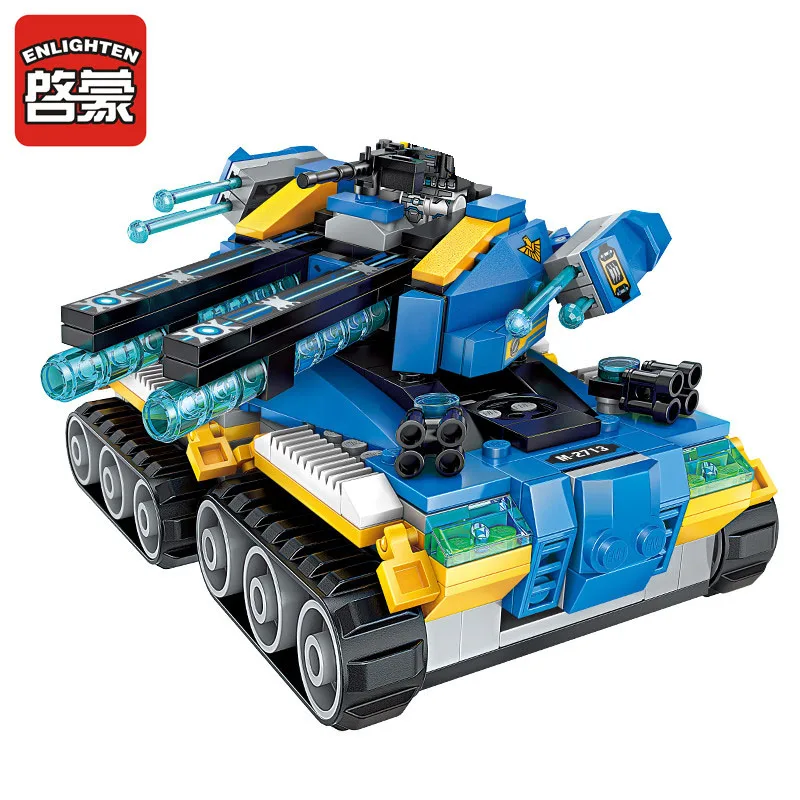 Развивающий конструктор высокотехнологичный Танк апокалипсиса эпохи 4 фигурки