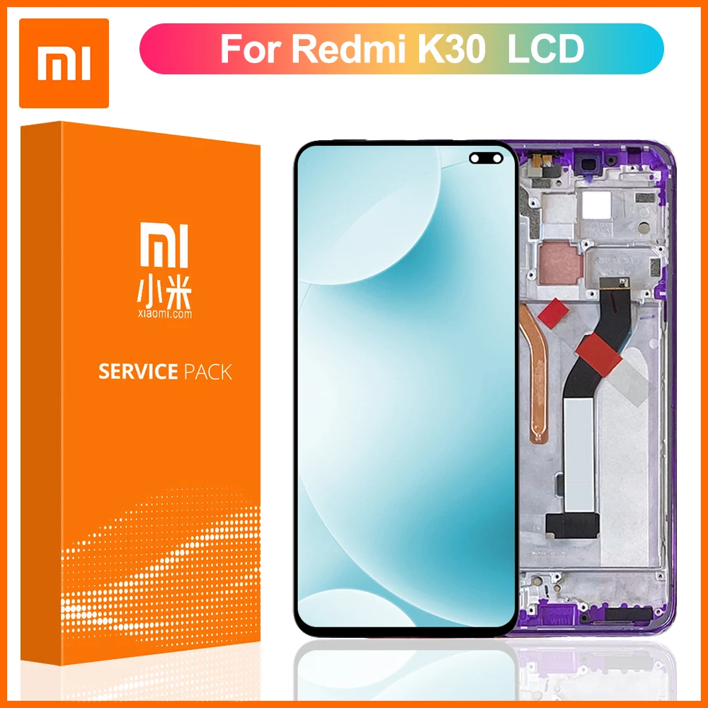 

6,67 "Оригинальный ЖК-дисплей для Xiaomi Redmi K30, ЖК-дисплей с сенсорным экраном и дигитайзером в сборе для Redmi K30, дисплей