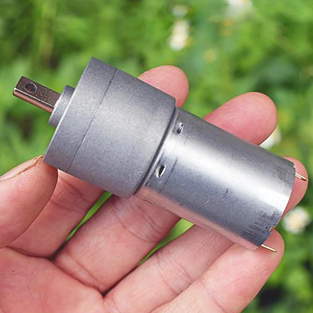 ZGA32R-385 микро-мотор с редуктором постоянного тока 12-24 В 385, двигатель постоянного тока с металлическим редуктором, 14-30 об/мин, мотор с редуктором для робота, arm, бытовая техника