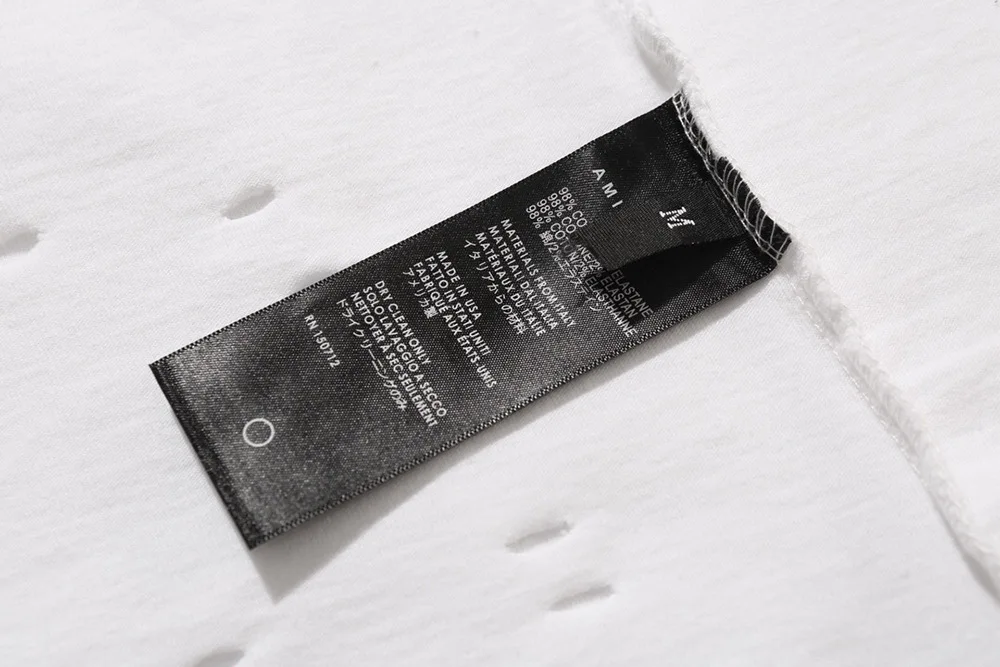 

Amiri Quidora three-headed dragon fire-breathing distressed high street style retro T shirt 1:1 fashion Harajuku T-shirt