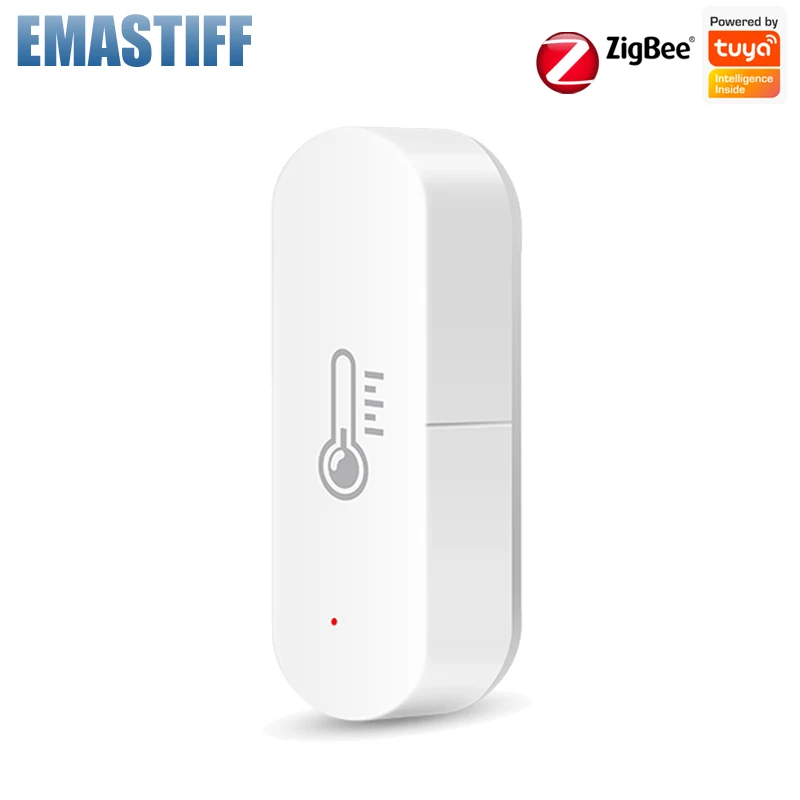 Смарт-датчик температуры и влажности Tuya ZigBee работает со шлюзом Zigbee через