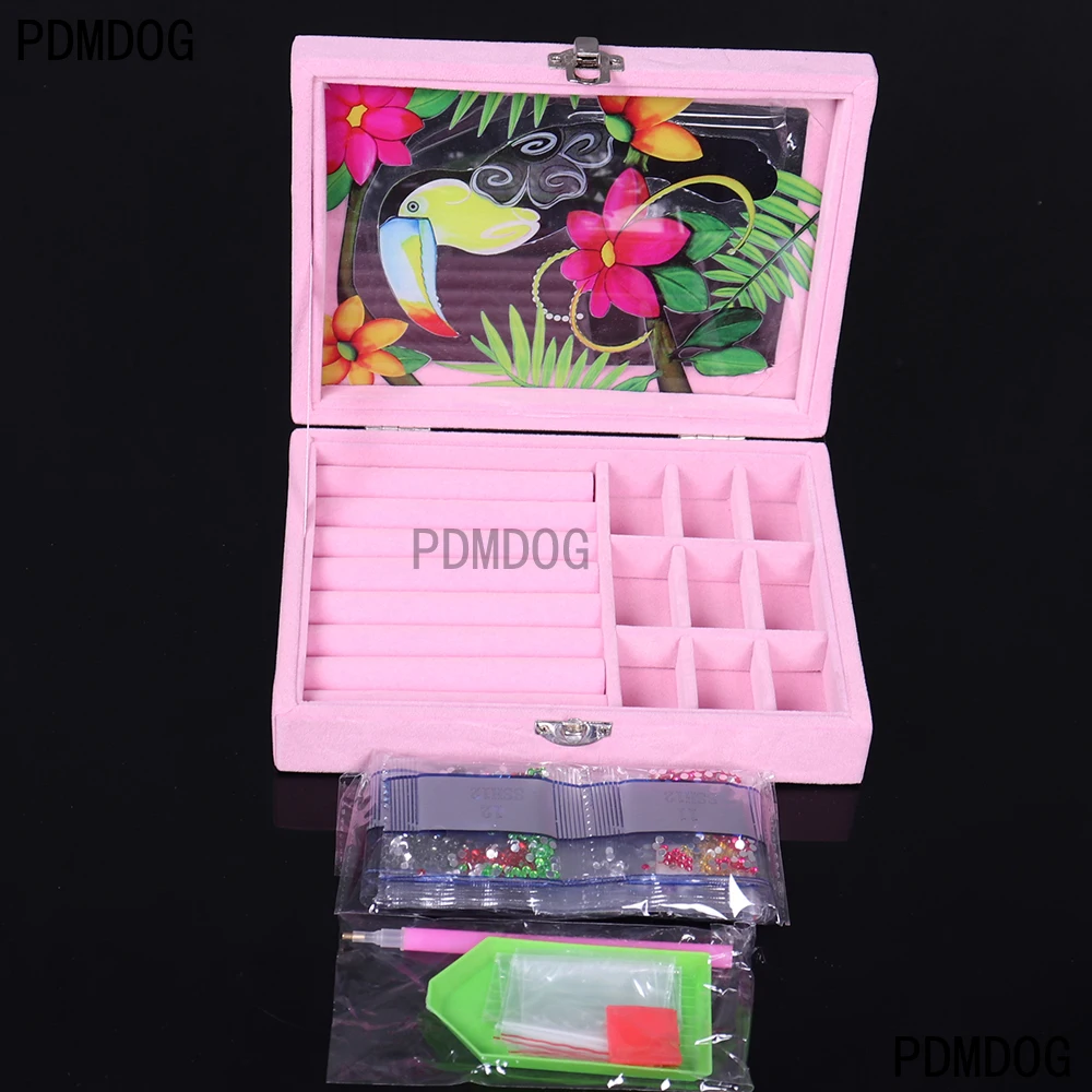 

5D DIY special-shaped diamond painting jewelry box Diamond Painting Accessories Diamond Embroidery Boxes Container Tools