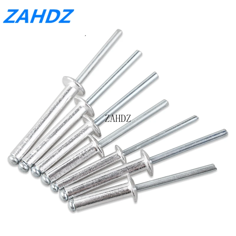20/50Pcs M2.4 M3.2 M4 GB12618 Aluminium Mushroon Head Break Mandrel Blind Rivets Nail Pop For Furniture Car Aircraft | Обустройство
