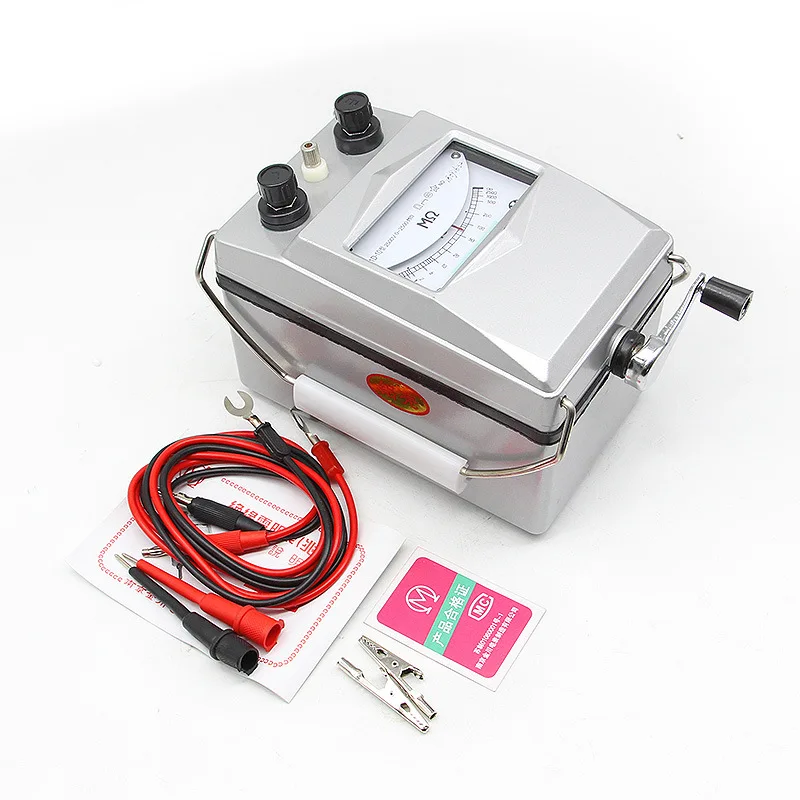 

Megger ZC11D-10 Insulation Resistance Tester 2500V Resistance Meter / Shaking Table Pointer Insulation Resistance