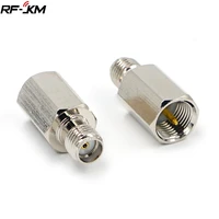 2pcs connector rf coaxial coax adapter sma female jack to fme male plug straight connector to sma connector