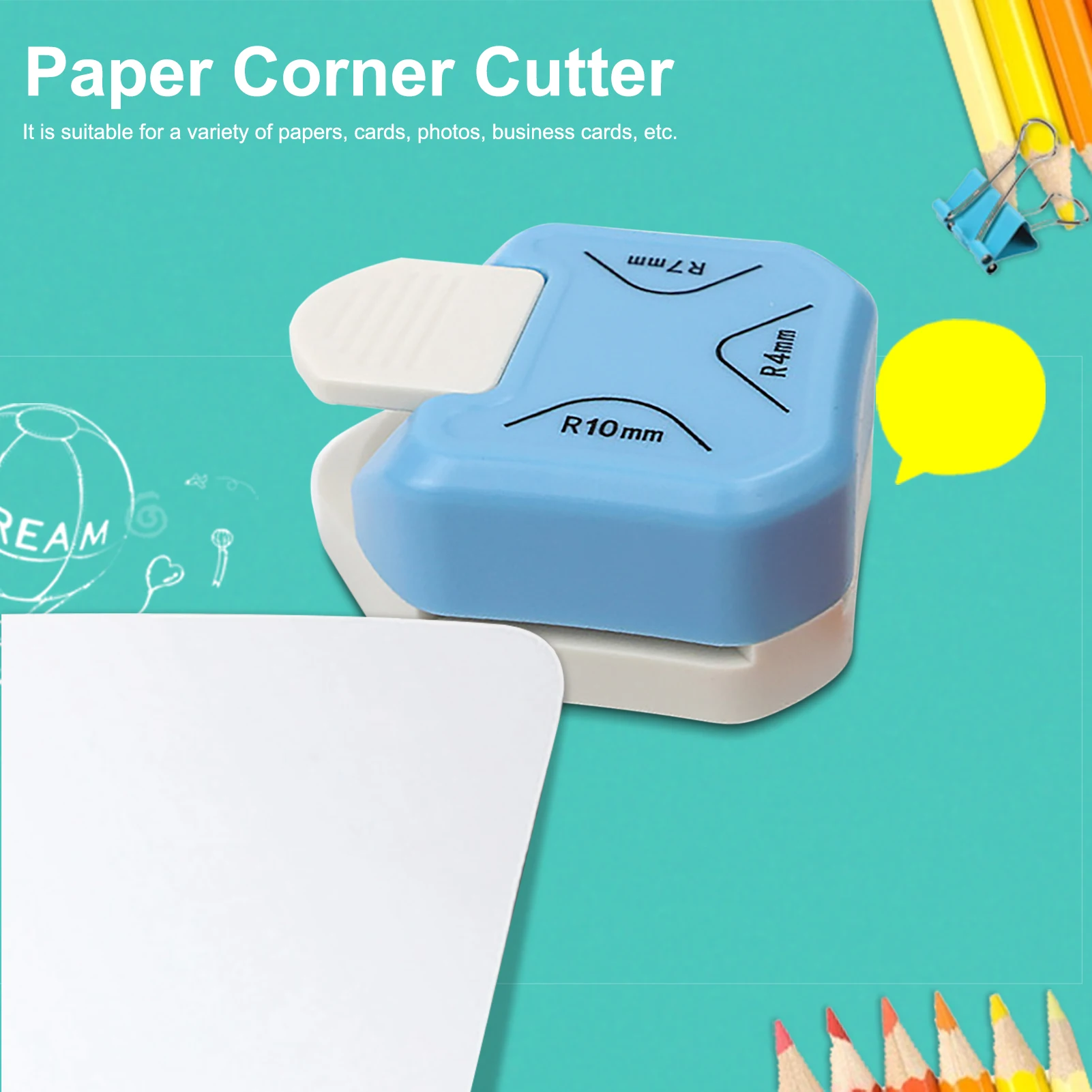 Прибор для радиусной обработки углов удар 3 в 1 портативный мини угловой Trimmer 4/7/10