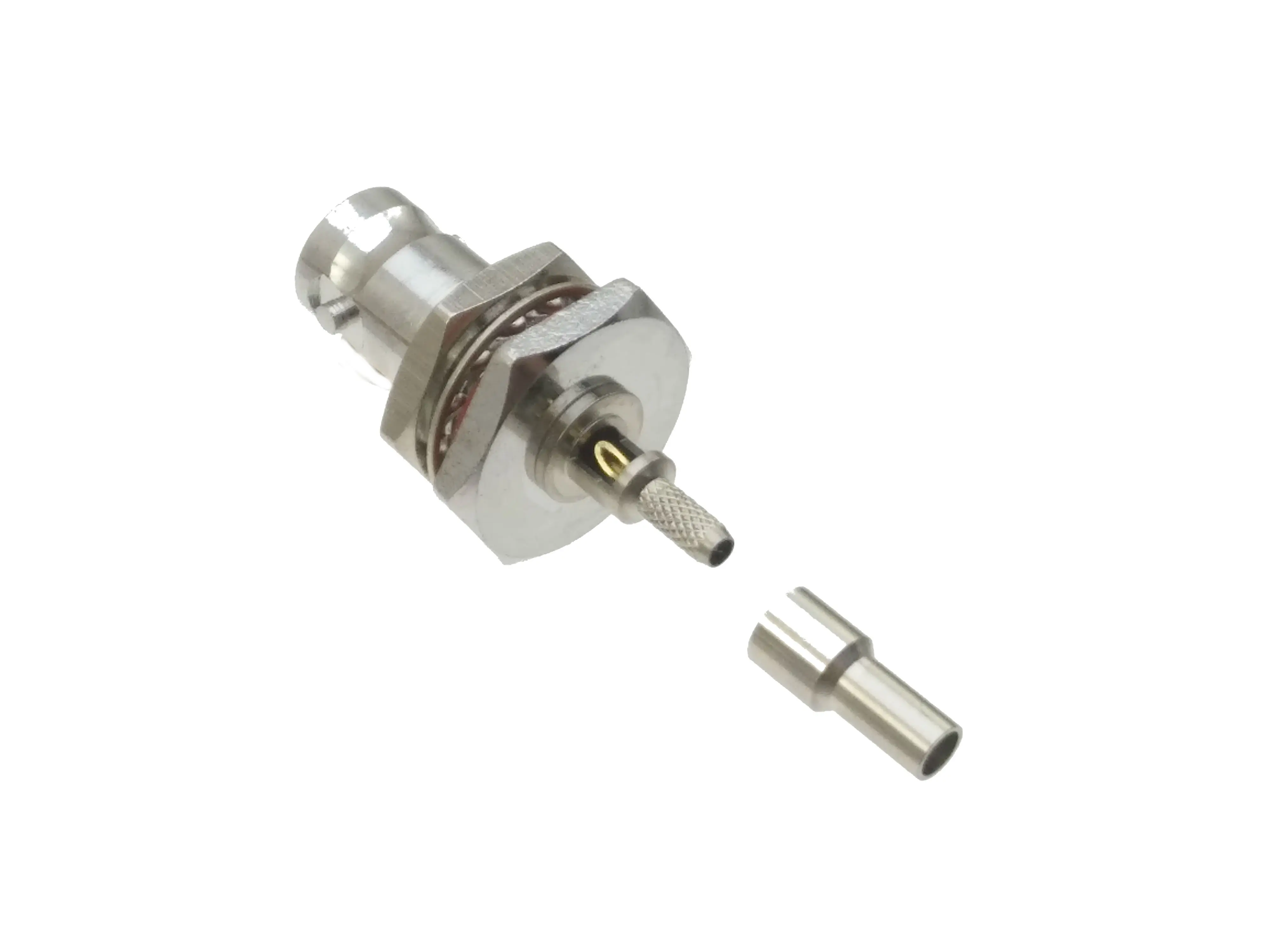 Гнездо BNC гнездо гайка ОБЖИМНАЯ головка RG174 RG316 LMR100 кабель RF разъем|connector crimp|connector