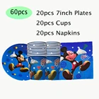 60 шт.набор, декоративные салфетки в горошек