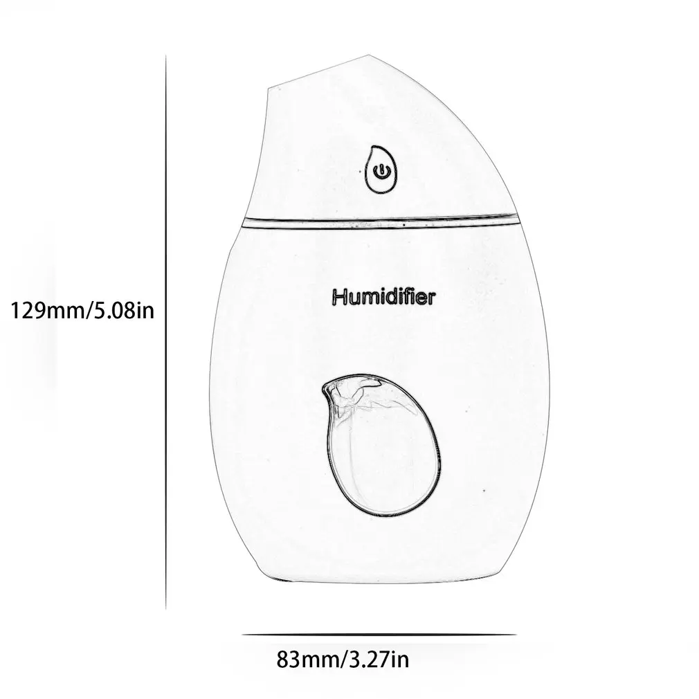 Профессиональное симпатичное манго увлажнитель воздуха мини очиститель