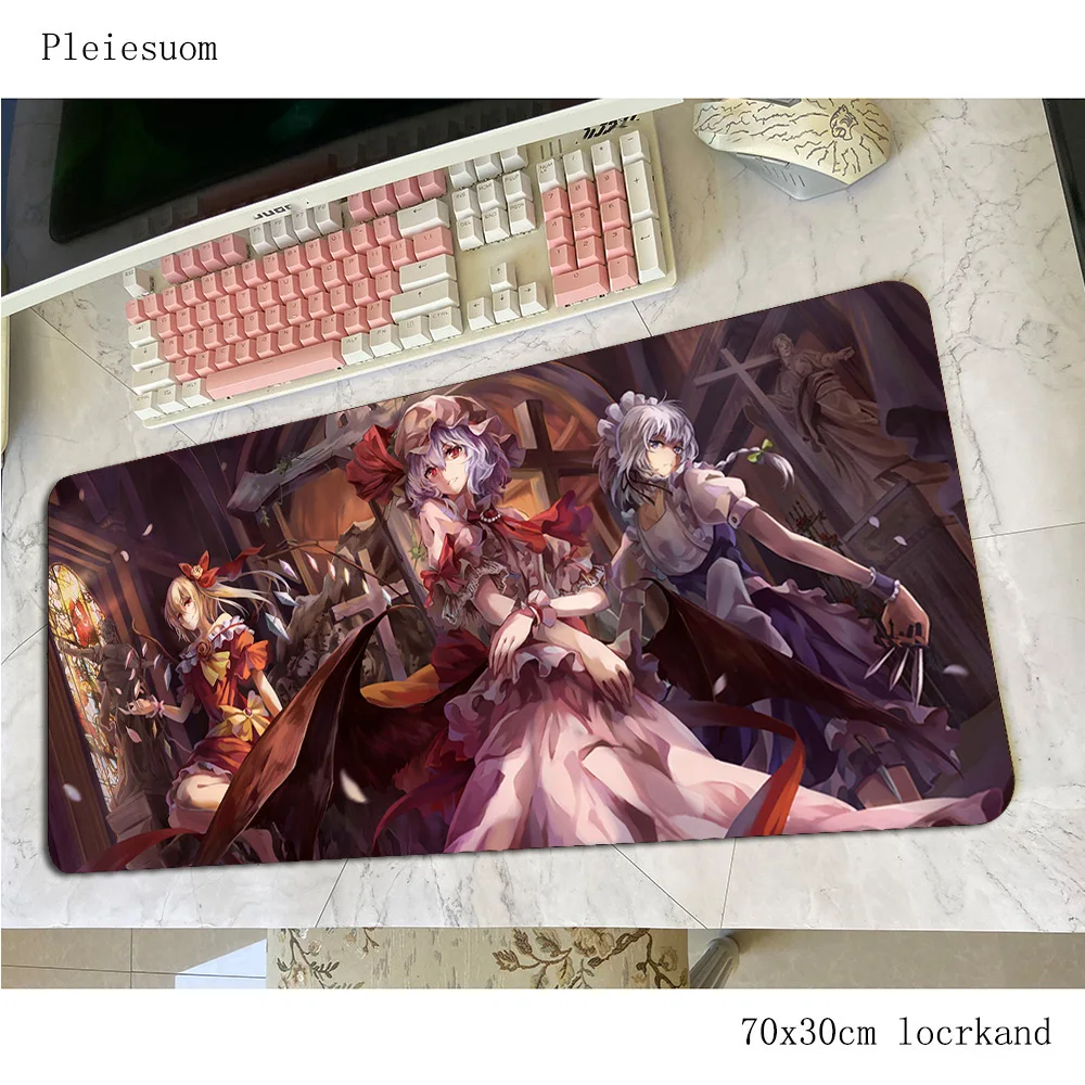 Коврик для мыши Sakuya Izayoi 700x300x3 мм эстетический игровой коврик клавиатуры инди-поп