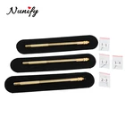 Вентилирующий держатель для наращивания волос Nunify + 1-1,1-2, 2-3, 3-4 вентилируемая игла для закрывания парика, комплект для фронтального изготовления париков